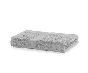DecoKing Serviette de Bain 70 x 140 cm Acier Coton Bambou Viscose Absorbant antibactérien Bambou Argent Gris Acier Argent Gris