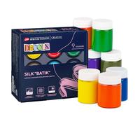 Decola Peinture soie batik set, 9x50ml teinture textile lavable