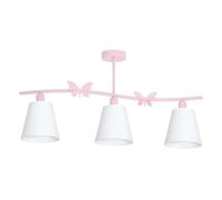 Decoland Plafonnier pour Enfants Papillon 3 x E14/60 W/230 V