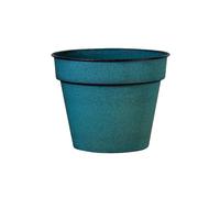 DECOLINES-Pot horticole Reb bleu mat diamètre 37 x H 32 cm