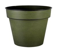 DECOLINES-Pot horticole Reb vert mat diamètre 19 x H 17 cm