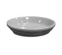 DECOLINES-Soucoupe gris clair pour pot horticole - diamètre 12 cm x H2,5 cm