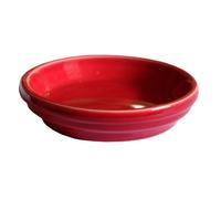 DECOLINES-Soucoupe pot horticole rouge diamètre 24 x H3,5 cm