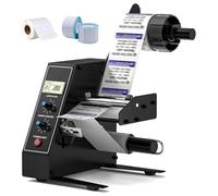Décolleur d'étiquettes électrique, distributeur automatique d'étiquettes avec affichage de comptage, séparateur d'étiquettes portable à largeur et longueur réglables, vitesse de 1 à 8 m/min