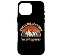 Décolonisation en Cours Décoloniser la Terre Rétro Vintage Coque pour iPhone 16 Pro Max