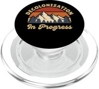 Décolonisation en Cours Décoloniser la Terre Rétro Vintage PopSockets PopGrip pour MagSafe