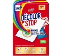 Decolor Stop, Lingettes protection couleurs, evite les accidents de decoloration, preserve l'eclat des couleurs, tous programmes