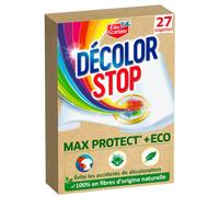 Decolor Stop Max Protect Eco x27 Lingettes - Lingettes Anti-Décoloration - Permet de mélanger les couleurs