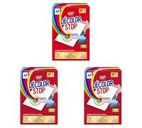 Decolor Stop - Protections Couleurs - Evite les Accidents de Decoloration - Preserve l'Eclat des Couleurs - Tous Programmes Textiles et Températures - Moins de Cycles - Plus d'Economies -x40 Lingettes