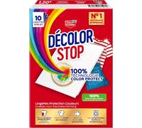Decolor Stop - Protections Couleurs - Evite Les Accidents De Decoloration - Preserve L'eclat Des Couleurs - Tous Programmes Textiles Et Températures - Moins De Cycles - Plus D'economies -X10 Lingettes