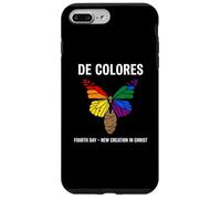 DeColores Cursillo Rainbow Coq catholique Coque pour iPhone 7 Plus/8 Plus