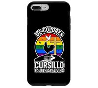 DeColores Cursillo Rainbow Coq catholique Coque pour iPhone 7 Plus/8 Plus
