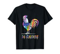 DeColores Cursillo Rainbow Coq catholique T-Shirt Graphique avec Valeur