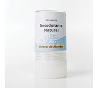 Decolores Mineral Alun Stick 120grs. Déodorant naturel, également indiqué pour les piqûres d'insectes, comme après-rasage et pour traiter les infections cutanées.