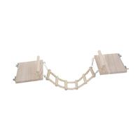 DECOMELODY 1 Ensemble Support pour Oiseaux avec Échelle Balançoires Accessoire de Jeu pour Perroquets Oiseaux de Compagnie Parfait pour