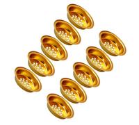 DECOMELODY 10 pièces Accessoire Écran Métallique pour Brûleur à Écran Rond pour Encensoirs Arabes et Brûleurs Orientaux Décor Exotique pour Maison et Bureau