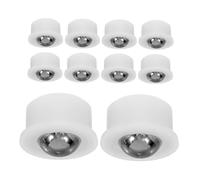 DECOMELODY 10 Pièces Ball Bearing Casters Stainless Steel Swivel Omnidirectional Rollers For Furniture And Equipment Smooth Quiet Operation Floor-friendly Compact Design