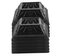 DECOMELODY 10 pièces Cache Pied de Clôture PVC Noir Base de Poteau Décorative pour Rambarde Intérieure et Extérieure Protection pour Poteaux Escalier et Terrasse