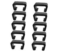 DECOMELODY 10 pièces Clips de Meubles Rotin Extérieur Pinces de Fixation Robustes pour Canapé et Chaises de Jardin Connecteurs pour Mobilier de Patio Modulable Maintien Antidéplacement pour