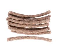 DECOMELODY 10 pièces Corde Jute Cirée avec Cire Abeille pour Allumage Facile Outil Barbecue et Camping Aux Intempéries pour Randonnée Pique et Survie Plein Air