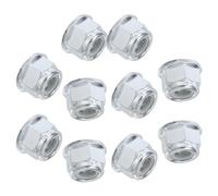 DECOMELODY 10 Pièces Écrous à Filetage Inversé à Gauche pour Pièces Détachées de Tondeuses à Gazon et Débroussailleuses, Fixation Précise de Lame, Accessoires Entretien de Pelouse, Compatible