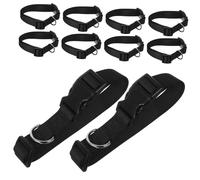DECOMELODY 10 pièces Lot de Colliers Réglables pour Chèvre et Bétail Polyester Confort - Accessoires Agricoles Pratiques