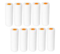 DECOMELODY 10 pièces Lot Manchons de Éponge pour Peinture Murale Manche Remplaçable Pratique pour Enduire Plaque de Plâtre et Peinture Blanche pour Décoration Intérieure