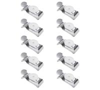 DECOMELODY 10 pièces Pince à Rideau INOX Clip Serre-Rideau Robuste et Flexible Maintien pour Voilages et Rideaux Adapté Salon Chambre Cuisine Bureau