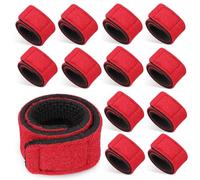 DECOMELODY 10 pièces Sangles Élastiques pour Canne à Rouge Attaches Ajustables Emmêlement pour à Leurres Accessoires de pour Mer et Truite