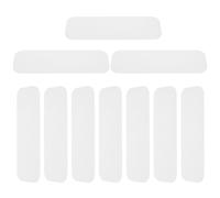 DECOMELODY 10 Pièces Stickers Adhésifs pour Sonnette Étanches et Réutilisables Étiquettes Blanches Sans Trace pour Fixation Vidéo Sonnette Compatible Blink Résistants Aux Intempéries Dommages