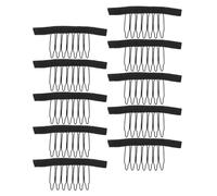 DECOMELODY 100 Pièces Hair Extension Clips Set With Metal Teeth Hair Comb Clip For Women Lightweight Fit DIY Wig Caps Hairpiece Styling Accessories