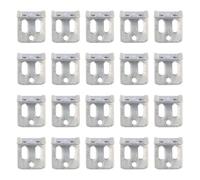 DECOMELODY 100 pièces Lot de Clips à Ressort Métalliques Renforcés pour Housse de Canapé Accessoires de Réparation pour Meubles avec Ressorts Internes Durables et Compacts