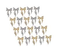 DECOMELODY 100 pièces Nail Art Bow Embellishments Manicure Jewels Nail Stickers For And Ladies