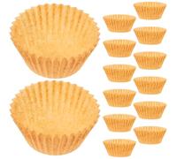 DECOMELODY 1000 pièces Caissettes Pâtisserie Papier Kraft Anti-huile pour Cupcakes Muffins Petits Gâteaux Décoratifs Résistantes et Faciles à Démouler pour Mariages Anniversaires et
