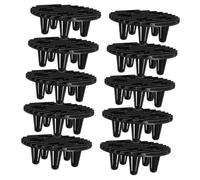 DECOMELODY 10pièces Lot de Plastiques pour Pots De Fleurs avec Protection Pourriture Supports Réutilisables pour Jardin Et Terrasse Protègeurs De Racines Et Surfaces
