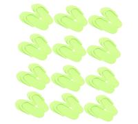 DECOMELODY 12 paires Mousse EVA pour Pédicure Pantoufles Confortables et Pratiques Accessoire Pédicure pour Spa Hôtel et Voyage Couleurs Aléatoires 12 paires/ensemble Couleur Aléatoire