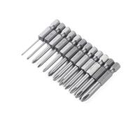 DECOMELODY 12 pièces Embouts Tournevis Tête Magnétique Acier pour Outils Électriques Précision et Réparation