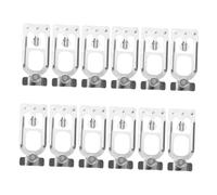 DECOMELODY 12 pièces Goupilles de Sécurité pour Rayonnage Lot de Clips Acier Renforcé Verrouillage Antidérapant pour Étagères et Racks Industriels Support Fiable pour Stockage Sécurisé