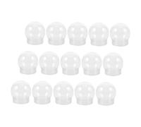 DECOMELODY 15 Pièces Kit Boules à Neige en Plastique 4 Pouces pour Bricolage de Décoration de Noël et Hiver Accessoires DIY Polyvalents pour Créations Festives et Artisanat de Neige