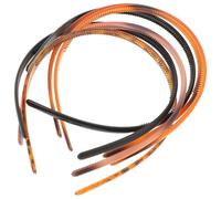 DECOMELODY 18 Pcs Bandeaux Vintage À Dents Plastique Lot Bandeau Fin Antidérapant Style Français Pour Femmes Accessoires Cheveux Retro Polyvalents Pour Maquillage Et Lavage Du Visage