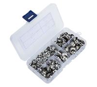 DECOMELODY 180 pièces Kit de Rondelles Inoxydables Forme de Coupe pour Vis à Tête Fraisée Résistantes Corrosion Assortiment Pratique pour Bricolage Automobile et Équipement Industriel