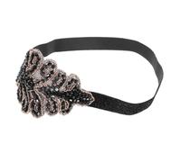 DECOMELODY 1Pièce Bandeau de Flapper Rétro Accessoire Vintage Années pour Fêtes et Célébrations