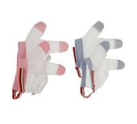 DECOMELODY 2 paires Anti-succion Respirants pour Garçon Fille Protège-doigts Réglables avec Tissu Spécial Empêche Morsure et Grattage pour Garçon Fille et Nuits