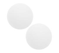 DECOMELODY 2 Pièces Abat Jour Verre Blanc Mat pour Ampoule Globe pour Appliques Murales et Plafonniers Remplacement Facile