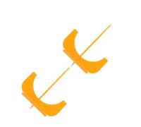 DECOMELODY 2 pièces Accessoires de Presse Jus Électrique Éplucheur Plastique Compatible Série Xc pour Machine à Jus Orange et Citron Remplacement Facile et Nettoyage Rapide