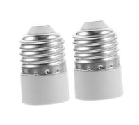 DECOMELODY 2 pièces Adaptateur Douille Lampe à Convertisseur Support Ampoule Compatible LED Halogène Installation Facile pour Lampes de Bureau et Plafonniers