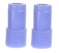 DECOMELODY 2 Pièces Adaptateur Manche Balai Connecteur Double Prise pour Manche Métallique Embouts de Remplacement pour Balai Brosse et Mop Installation Facile et Compatible Universellement