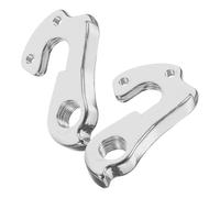 DECOMELODY 2 pièces Adaptateur Patte Fixation Dérailleur Arrière Vélo Alliage Aluminium Crochet Suspension Léger et Extension Cadre Compatible VTT et Route Kit Remplacement