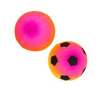DECOMELODY 2 pièces Ballon de Football Gonflable PVC Coloré pour Garçon Fille Educatif Dintérieur et Extérieur Lot de Ballons Souples pour Jeux et Garçon Fille
