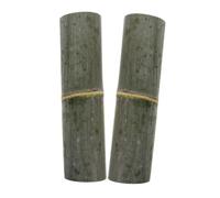 DECOMELODY 2 Pièces Bamboo Water Fountain Parts Half Leak Water Guide for Outdoor Garden Landscaping and Backyard Decor